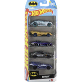 Hot Wheels 5 Car Gift Pack - Batman 2025 Pack Of 5 For Kids & Collectors