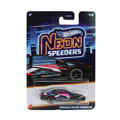 Hot Wheels Neon Speeder 2025 Edition 1:64 Scale Toyota AE-86 Corolla Die-Cast Vehicles For Ages 3+