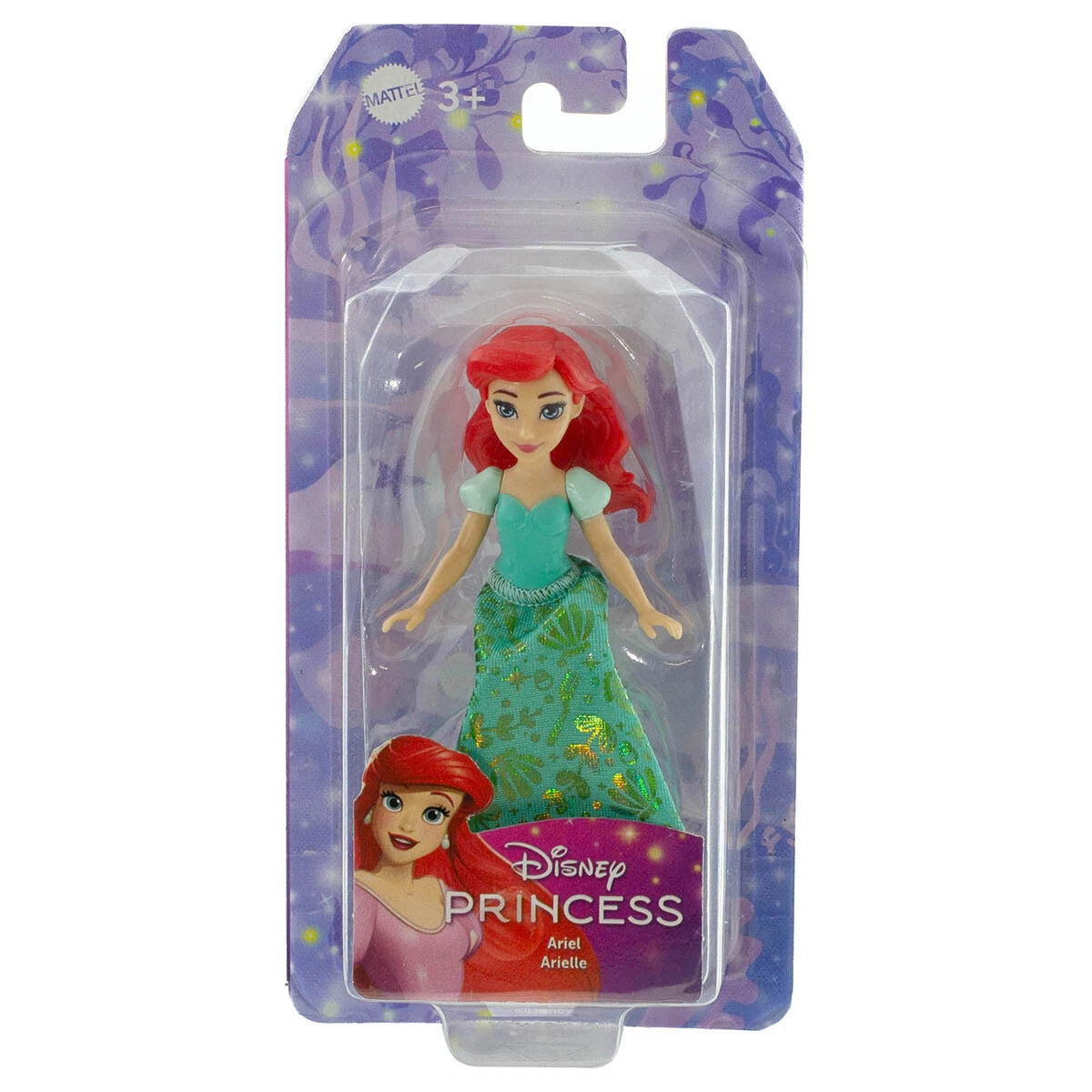 Disney Princess Ariel Posable Small Dolls With Sparkling Clothing Inspired By Disney Movies For Kids Ages 3+