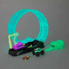 Hot Wheels Monster Trucks Glow-In-the Dark Epic Loop Challenge Playset for Ages 4+