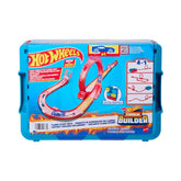 Hot Wheels Fire-themed Track Building Set with Track Set And 1 Hot Wheels Car for Ages 4+