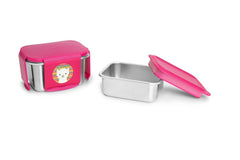 Skip Hop Zoo Back To School Llama - Stainless Steel Lunch Box For Ages 3-6 Years