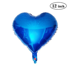PartyCorp 12 Inch Blue Heart Foil Balloon, 1 pc