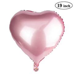 PartyCorp 19 Inch Pink Heart Foil Balloon, 1 pc