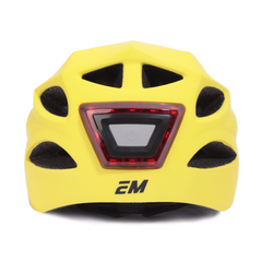 EMotorad Beacon Helmet - Adjustable Cycle Helmet with Front and Back LED Safety Light for Ages 12 Years and Above