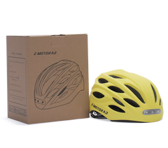 EMotorad Beacon Helmet - Adjustable Cycle Helmet with Front and Back LED Safety Light for Ages 12 Years and Above