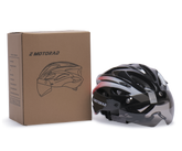 EMotorad Slipstream helmet - Adjustable Cycle Helmet with Front and Back LED Safety Light for Ages 12 Years and Above