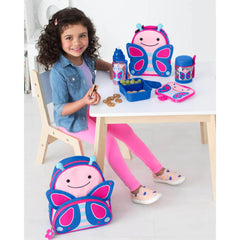 Skip Hop Zoo Lunchie Insulated Kids Lunch Bag, Butterfly for Kids Ages 3+