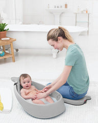 Skip Hop Moby Smart Sling 3 Stage Tub Grey - Bath Tub For Ages 0-3 Years