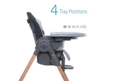 Maxi Cosi Minla High Chair Essential Graphite - High Chair For Ages 0- 3 Years