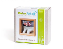 Baby Art MY Baby Sculpture Nursery Décor Wooden - Photo Frame For Ages 0-3 Years