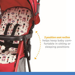 Joie Aire Lite Soldier Red - Stroller With Automatic Fold for Ages 0-3 Years