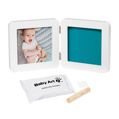 Baby Art My Baby Touch 1 Nursery Décor White - First Print With Photo Frame For Ages 0-3 Years