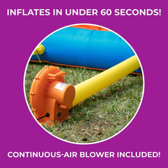 Step2 MAX Sports Full Court Basketball ‘n Slide Bouncer with Extra Heavy Duty Blower Inflatable Bounce House for Kids - FunCorp India