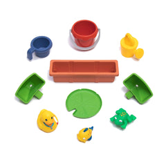 Step2 Pump & Splash Discovery Pond Water Table Outdoor Water Toy with Water Pump, Brown - FunCorp India