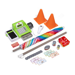 Step2 Stop & Go Market Kids Pretend Play Store & Toll Booth with Toy Cash Register, Blue - FunCorp India