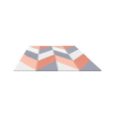 Skip Hop Playspot Geo Playgym & Mats Grey-Peach - Playmats For Ages 0-2 Years