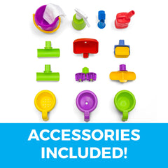 Step2 Car Wash Splash Center Kids Outdoor Water Table Toy for Toddlers, Blue/Orange - FunCorp India