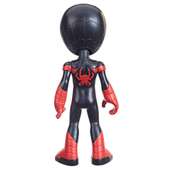 Marvel Spidey and His Amazing Friends Supersized 9-Inch Miles Morales Action Figure for Kids Ages 3 and Up