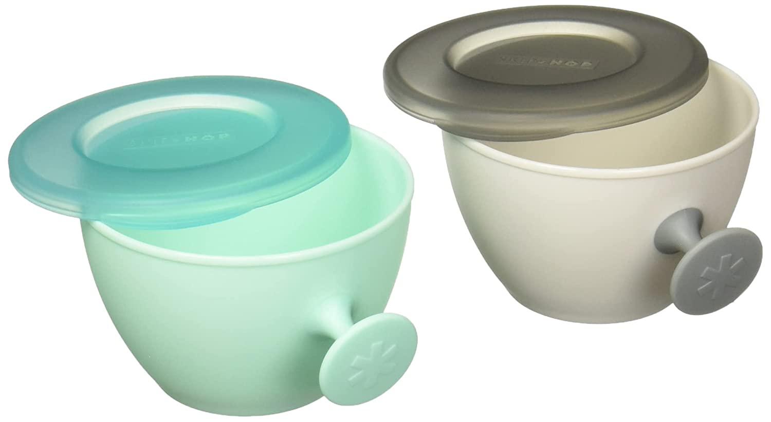 Skip Hop Easy-Feed Mealtime Set Teal-Grey - Weaning Accessory For Ages 0-3 Years