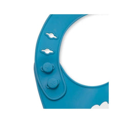 Skip Hop Zoo Fold & Go Silicone Bib Owl - Feeding Accessory For Ages 1-3 Years