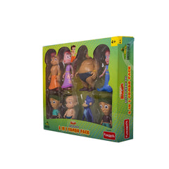 Funskool-Chhota Bheem and Friends with Articulation 8IN1 4 Inch Action Figure Pack for Ages 4+
