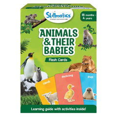 Skillmatics Animals & Their Babies - 3 in 1 Educational Flash Cards for Ages 2+ - FunCorp India