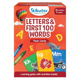 Skillmatics Letters & First 100 Words - 3 in 1 Educational Flash Cards for Ages 2+ - FunCorp India