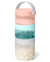 Skip Hop Grab & Go Food Storage Tower Multicolor - Weaning Accessory For Ages 0-3 Years