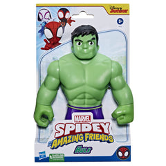 Marvel Spidey and His Amazing Friends Supersized 9-Inch Hulk Action Figure for Kids Ages 3 and Up