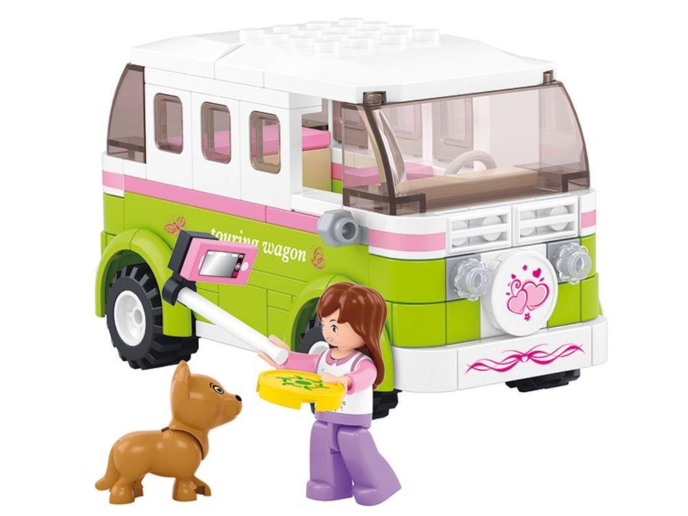 Sluban Girls Touring Wagon, Building Blocks For Ages 6+ - FunCorp India
