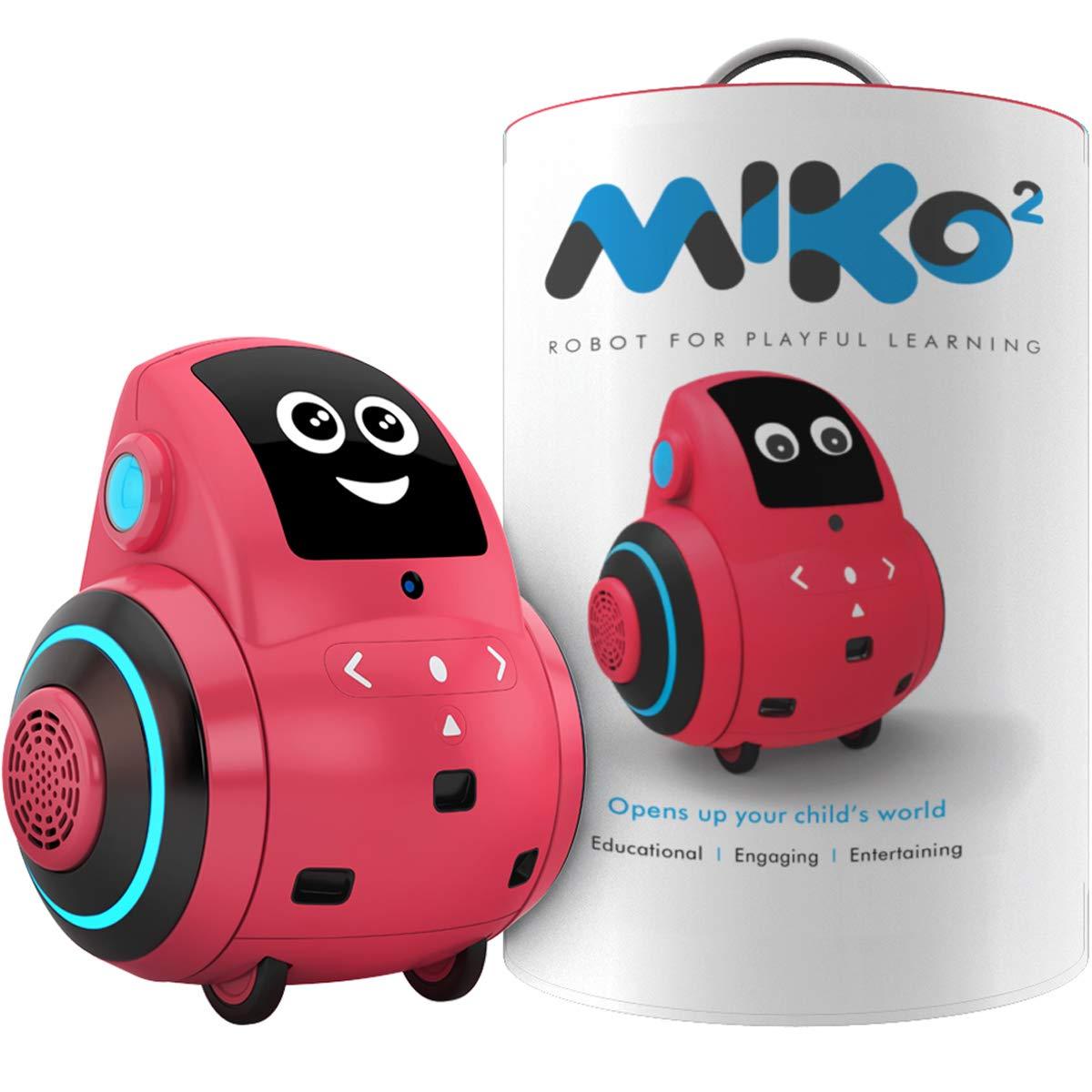Miko My Companion Emotix Miko 2, Advanced Personal Robot for Kids, Martian Red