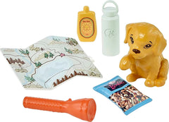 Barbie Wellness Doll Playset with Brunette Doll with Puppy, Barbie Sets, Hiking Day, Self-Care Series, Backpack Pet Carrier, Camera and More for Kids Ages 3+