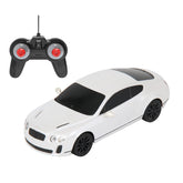 Playzu R/C 1:24 Scale Grand Tourer Vehicle, White - Remote Control Car for Kids Ages 6+