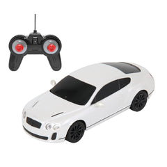 Playzu R/C 1:24 Scale Grand Tourer Vehicle, White - Remote Control Car for Kids Ages 6+