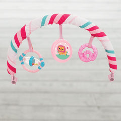 Mastela Music Vibrations Bouncer Baby Pink - For Ages 0-1 Years