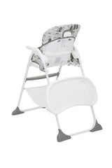 Joie Mimzy Snacker High Chair Petite City - Portable Booster Seat For Ages 0-3 Years