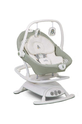 Joie Sansa 2 in1 Electric Swing Wild Island - Rocker and Bouncer with Three Position Recline for Toddler Ages 0-1 Years