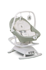 Joie Sansa 2 in1 Electric Swing Wild Island - Rocker and Bouncer with Three Position Recline for Toddler Ages 0-1 Years