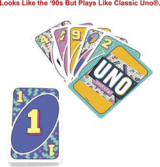 Mattel Games UNO Iconic 1990s Card Game for Ages 7+ - FunCorp India