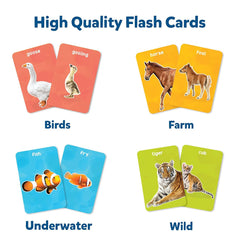Skillmatics Animals & Their Babies - 3 in 1 Educational Flash Cards for Ages 2+ - FunCorp India