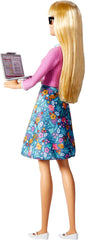 Barbie Blonde Hair Teacher Doll with Accessories for Kids Ages 3+