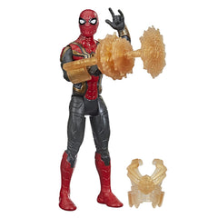 Marvel Spider-Man No Way Home Mystery Web Gear Iron Spider Integrated Suit Action Figure for Kids Ages 4 and Up