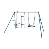 Plum Helios Metal Multiplay Swing Set for Kids Ages 3-6 Years