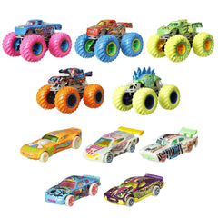 Hot Wheels Monster Trucks Glow In The Dark Multipack of 10 Collectible for Gift for Kids Ages 4+