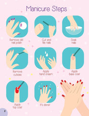 Nail Art and Hair Style- Create and Colour Your Own Nail Art with 150 Glitter Stickers - An Activity Book for Kids Ages 5+ (English)