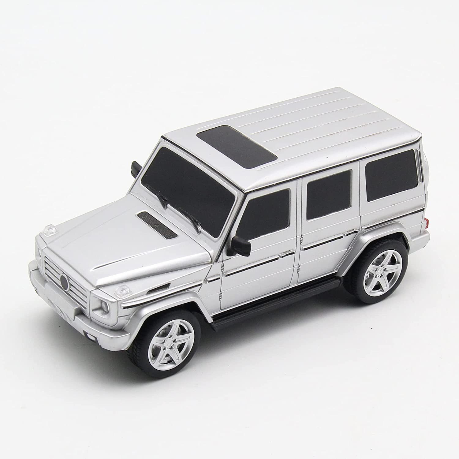 Playzu R/C 1:24 Scale SUV Vehicle, Silver - Remote Control Car for Kids Ages 6+