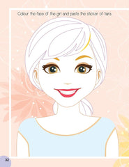 Nail Art and Hair Style- Create and Colour Your Own Nail Art with 150 Glitter Stickers - An Activity Book for Kids Ages 5+ (English)
