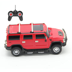 Playzu R/C 1:24 Scale Army Vehicle, Red - Remote Control Car for Kids Ages 6+