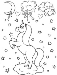 My Unicorn Colouring Book - A Drawing & Activity Book for Kids Ages 2+ (English)